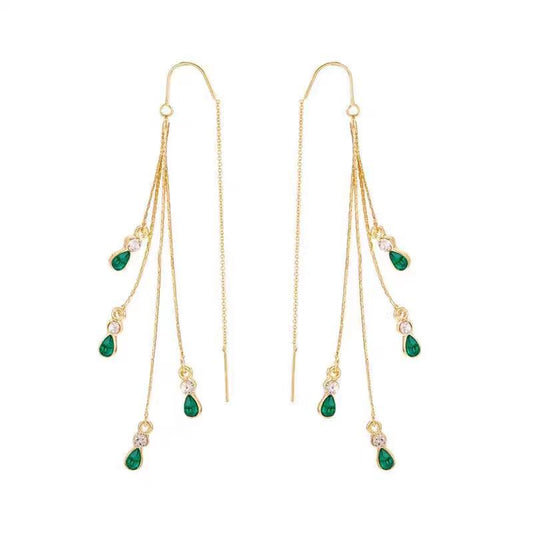 Calista Moreau Tassel Orecchini | Oro
