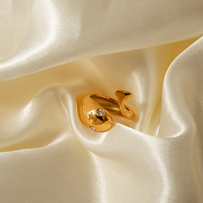 Etta Oro Serpent Anello