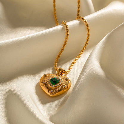 Caelus Oro Cuore Collana