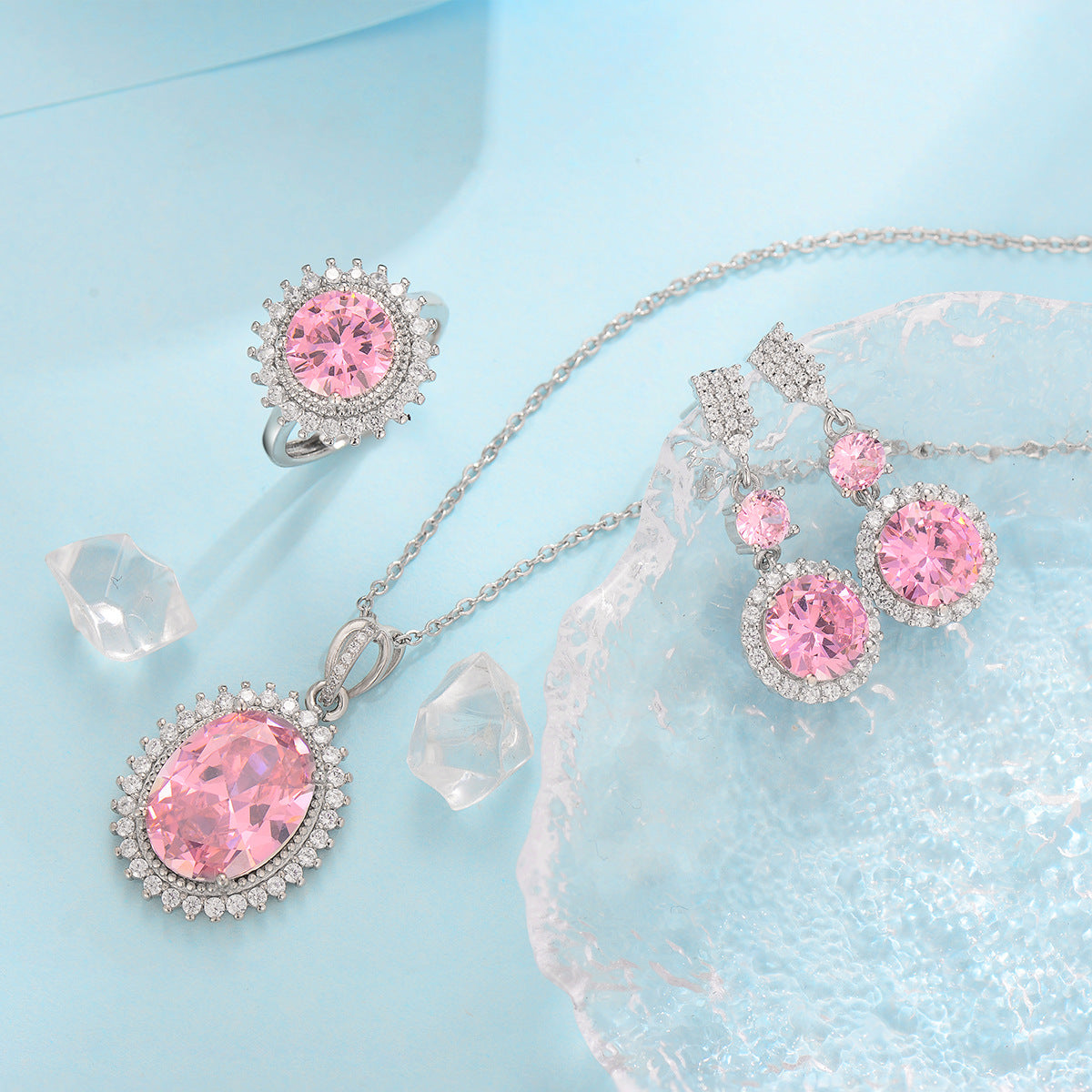 Aurielle Solwyn Blue Set | Bianco Oro