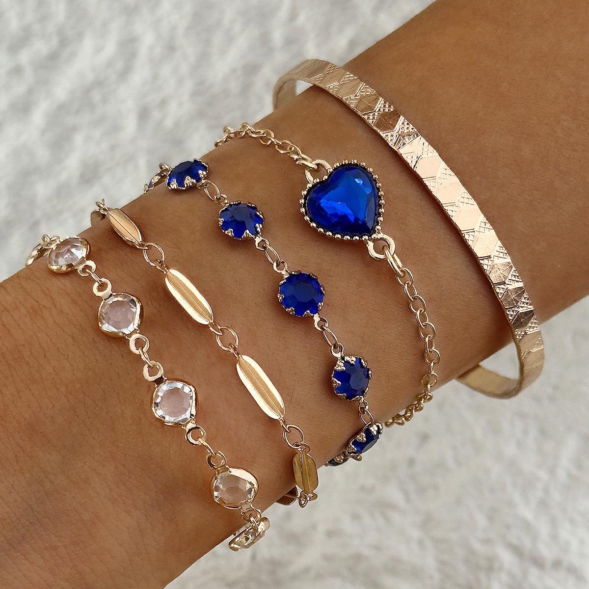 Aveline Northblue Set Bracciali | Oro