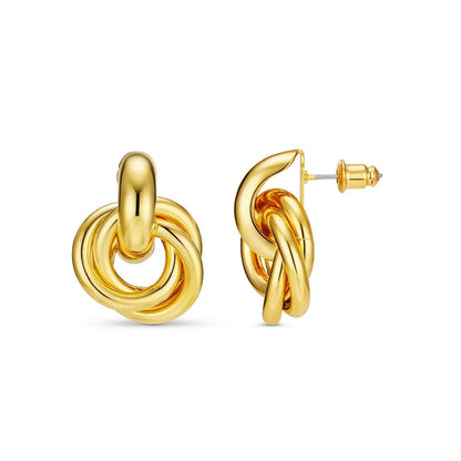 Statement Interlocking Orecchini | Oro