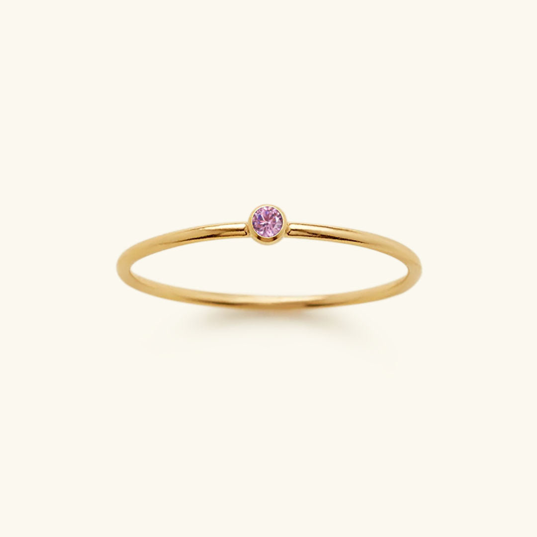 Amelia Birthstone Stacker Anello