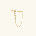 Audra Chain Cuff Orecchino