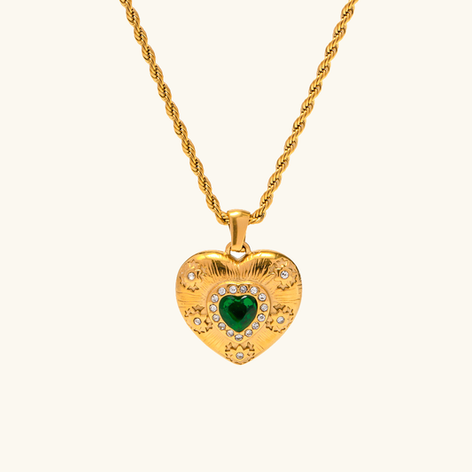 Caelus Oro Cuore Collana