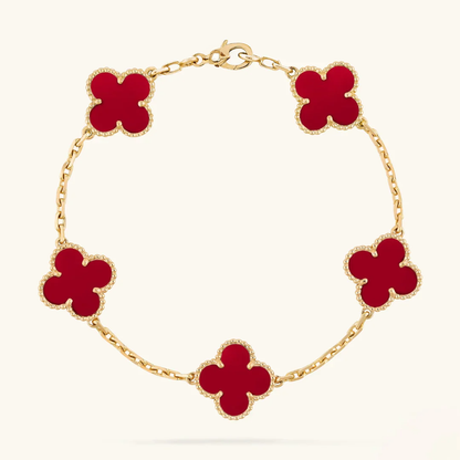 Clover Bracciale Red