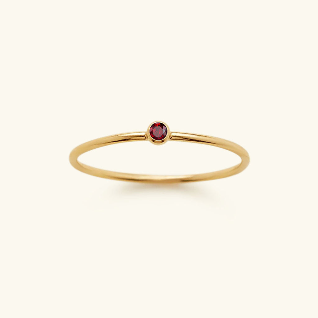 Amelia Birthstone Stacker Anello