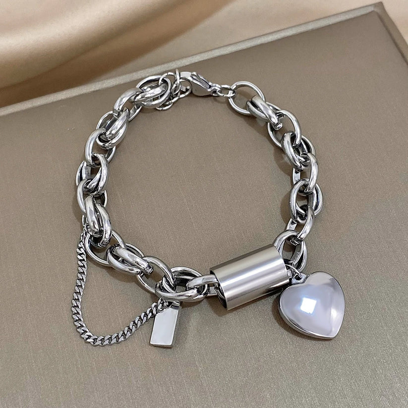 Heartened Chunky Bracciale | Oro
