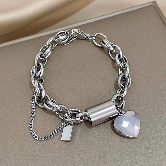 Heartened Chunky Bracciale | Oro