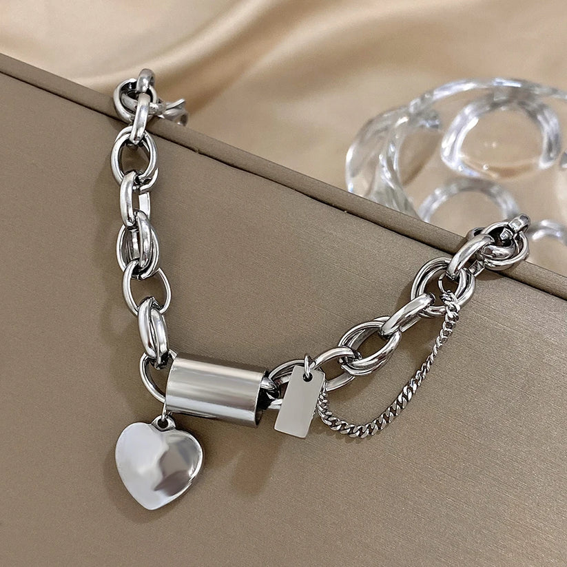 Heartened Chunky Bracciale | Oro