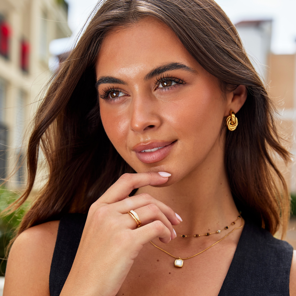Oro Sculptural Wrap Anello