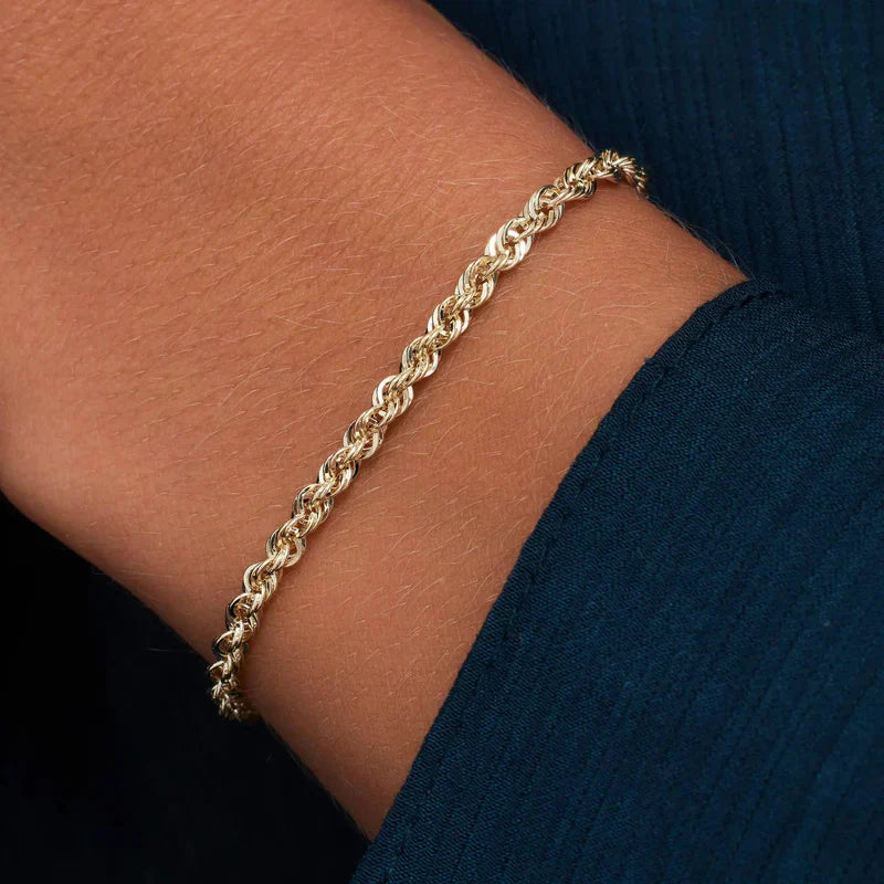 Twisted Chain Bracciale | Oro
