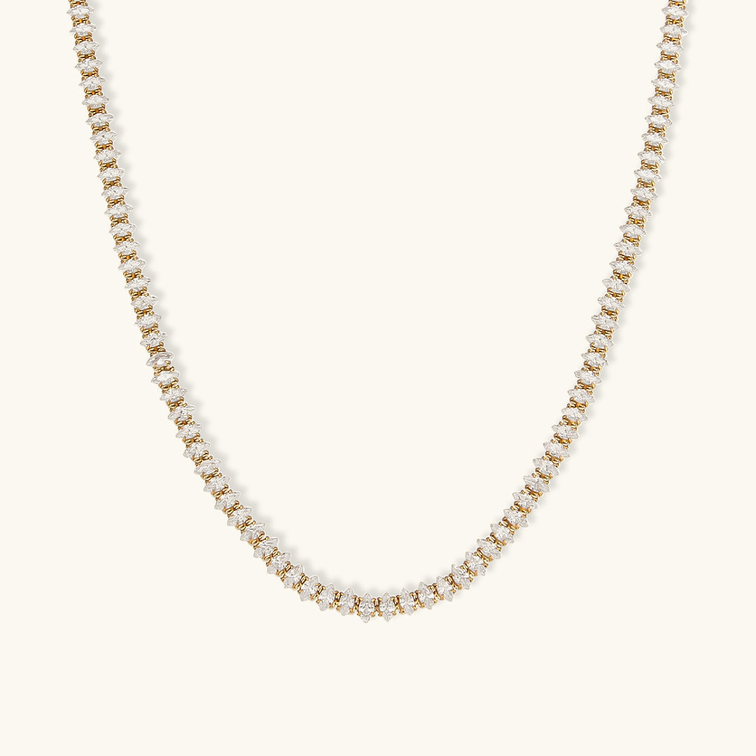 Wisteria Diamante Tennis Collana