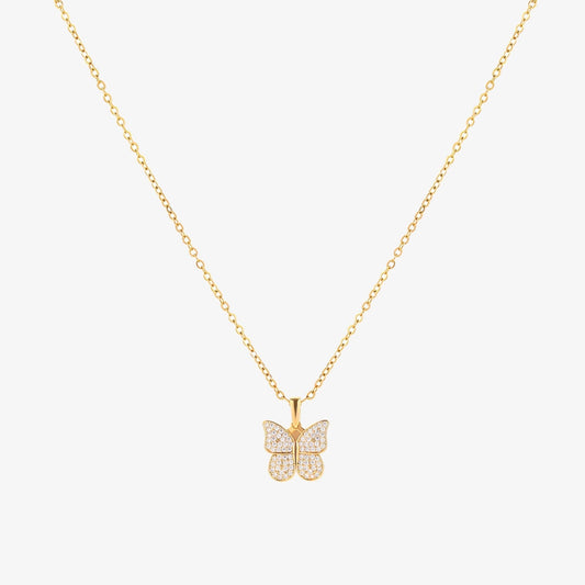 Radiant Butterfly Collana | Oro