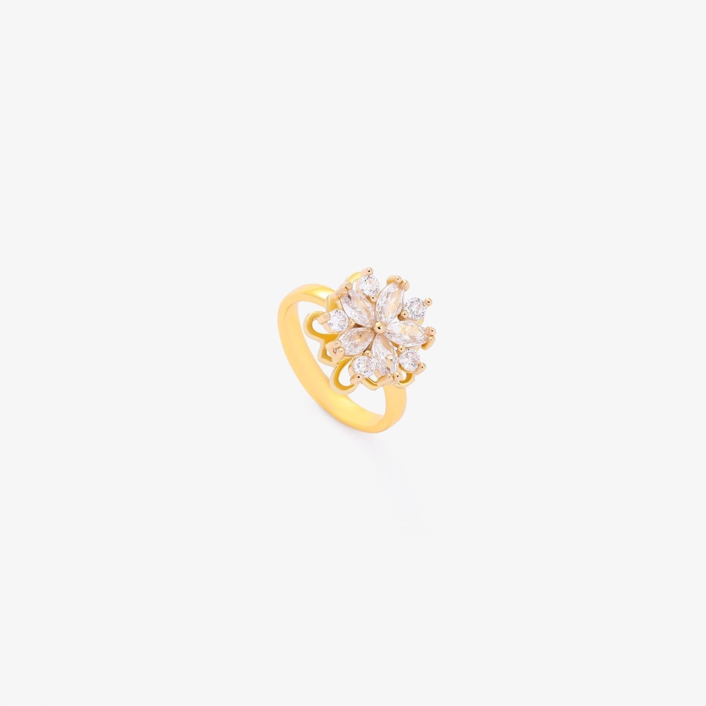 Flora Accent Spinning Anello | Oro