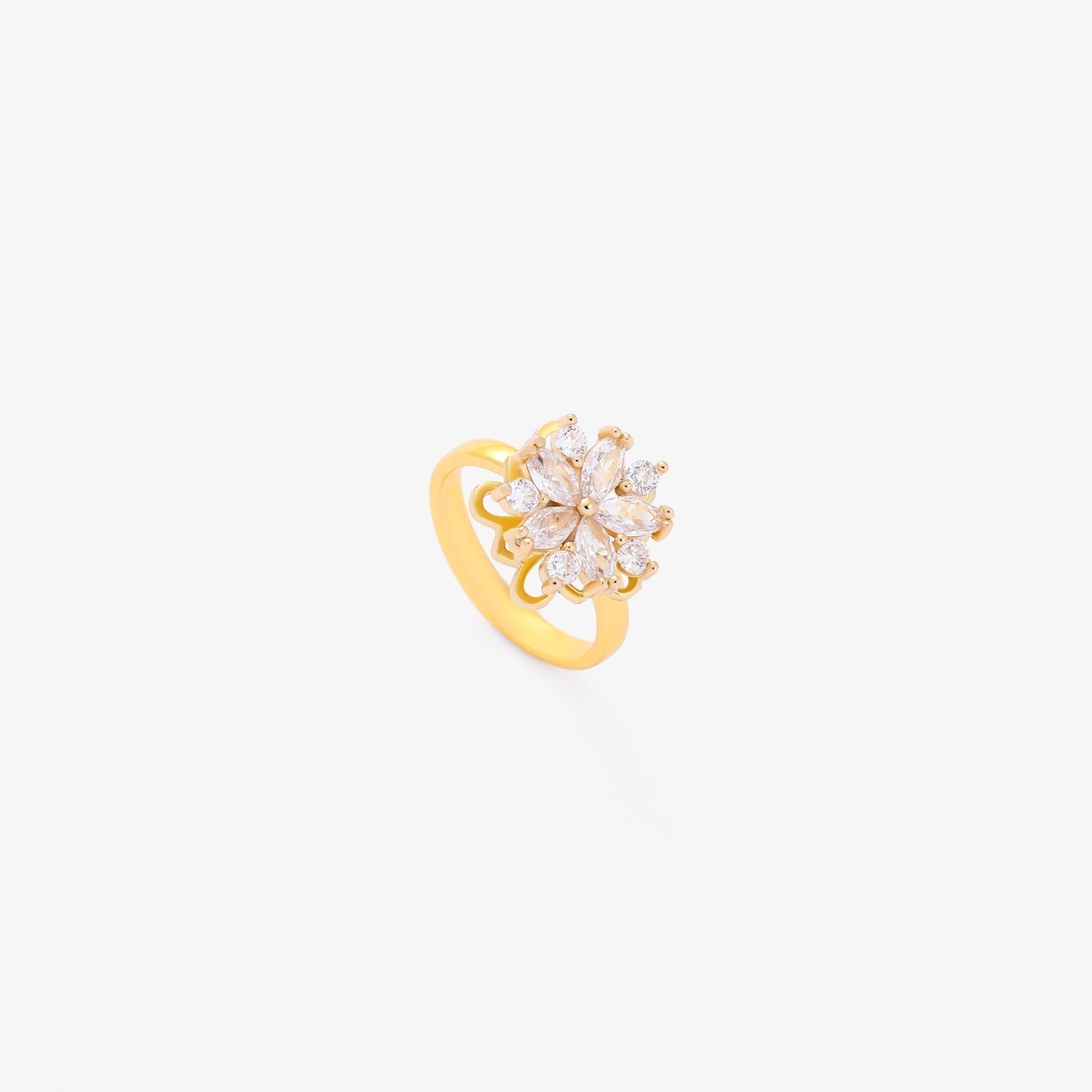 Flora Accent Spinning Anello | Oro
