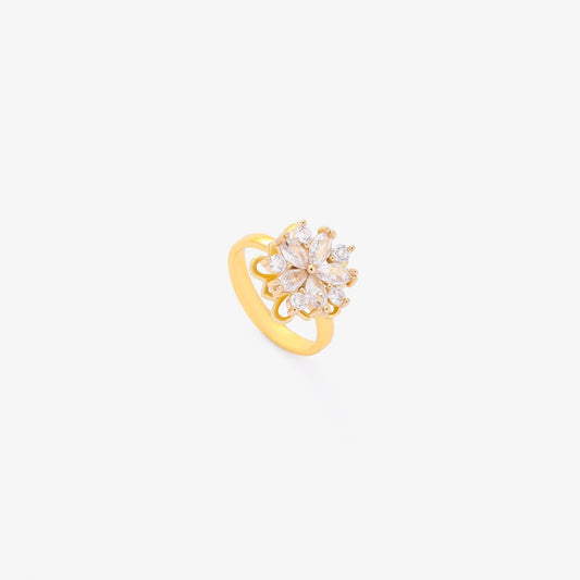 Flora Accent Spinning Anello | Oro