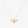 Soaring Angel Wings Collana | Oro