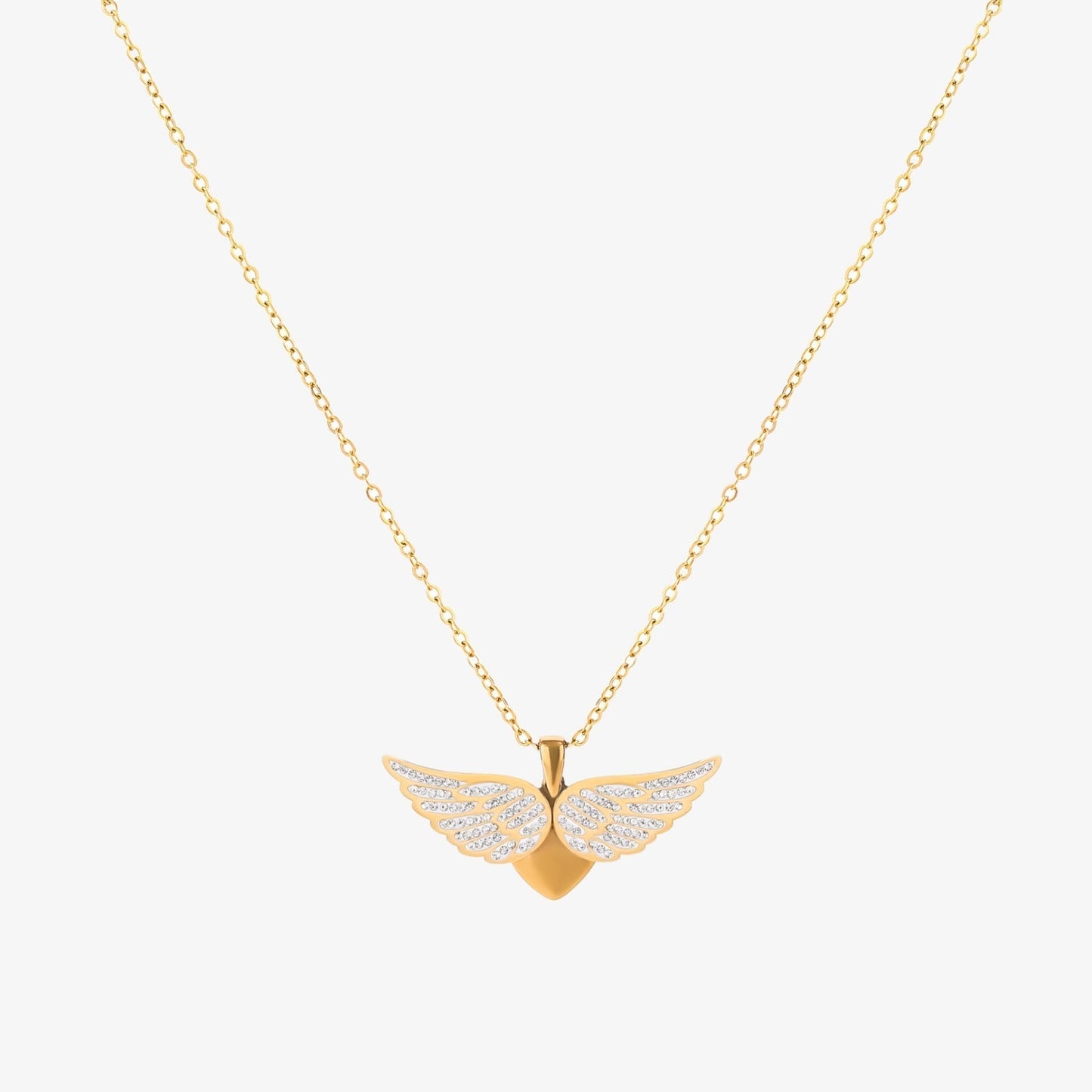 Soaring Angel Wings Collana | Oro