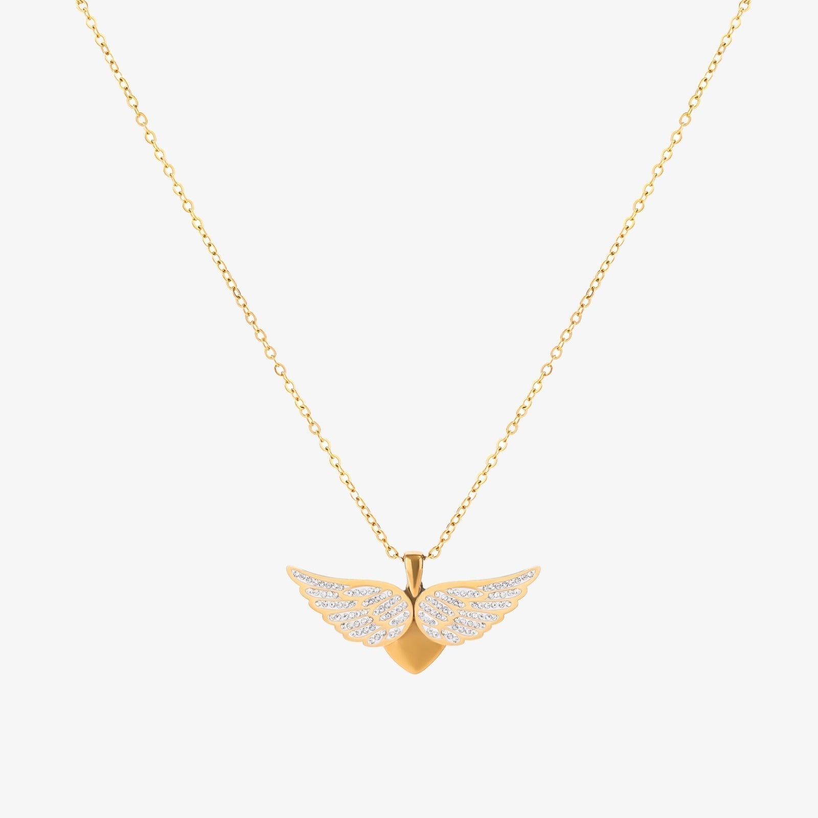 Soaring Angel Wings Collana | Oro