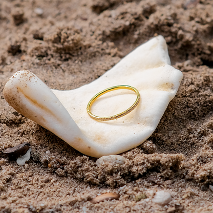 Zarra Paved Oro Anello