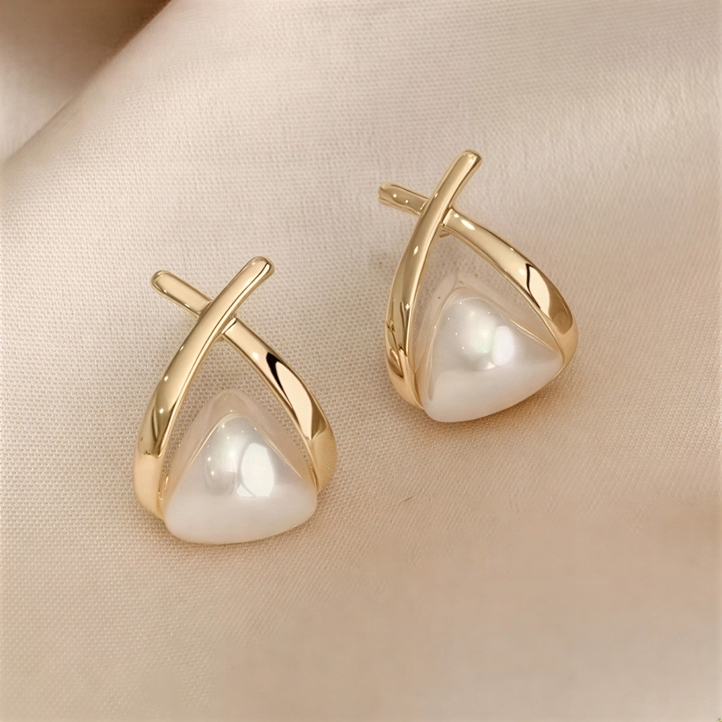 Elegant Vintage-Inspired Perla Orecchini Pendenti