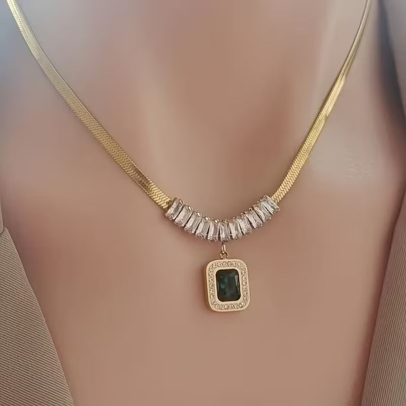 Regalia Prism Smeraldo Collana | Oro