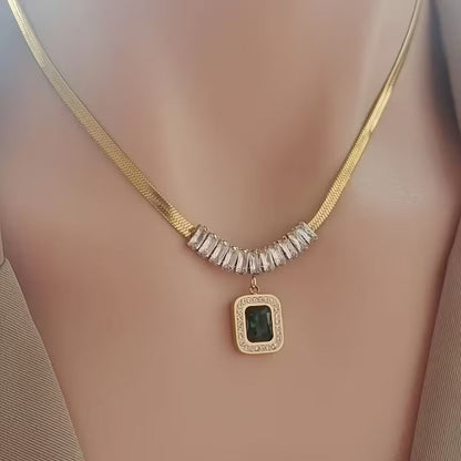 Regalia Prism Smeraldo Collana | Oro