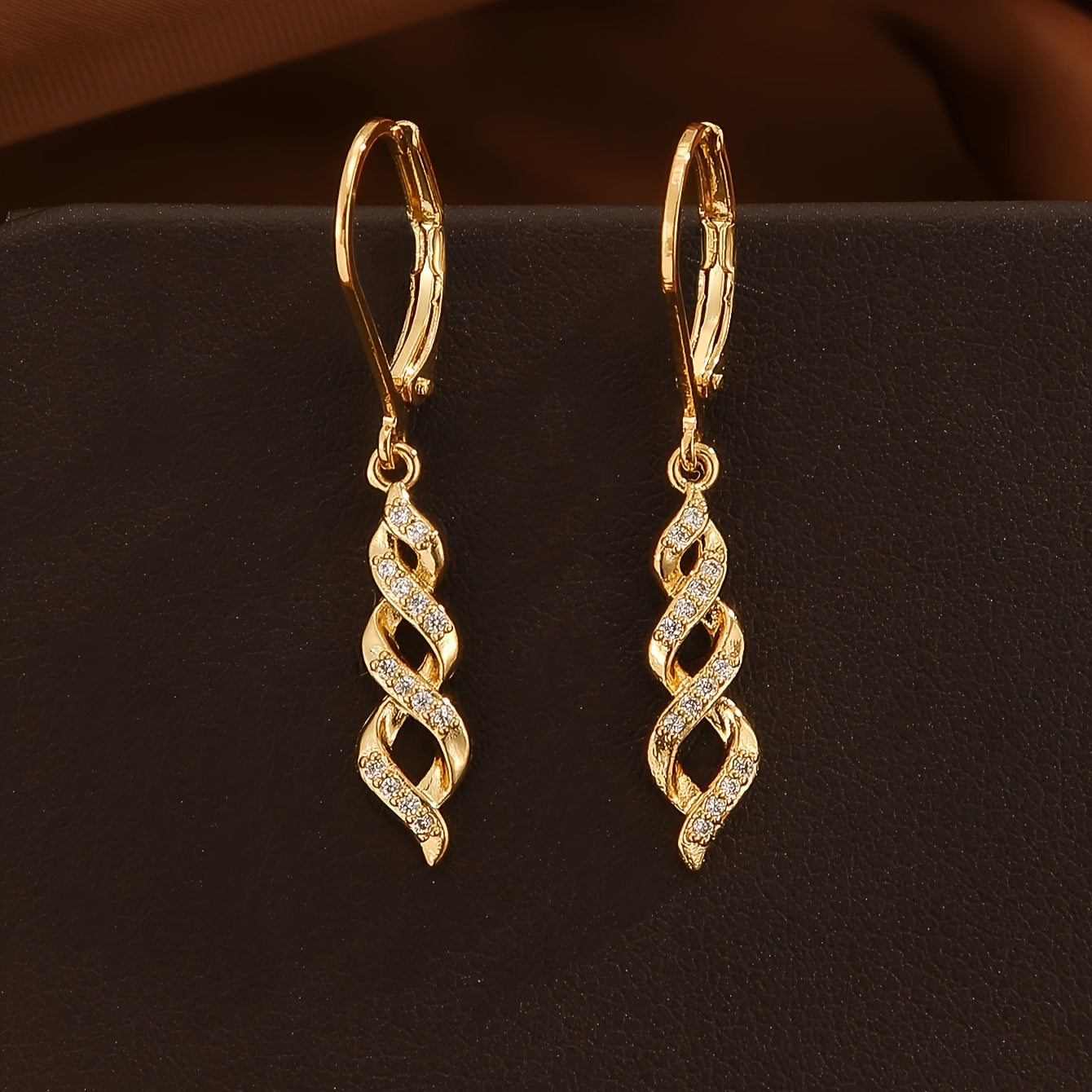 Shimmer Twist Ava Orecchini | Oro