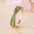 Smeraldo Flow Anello | Oro