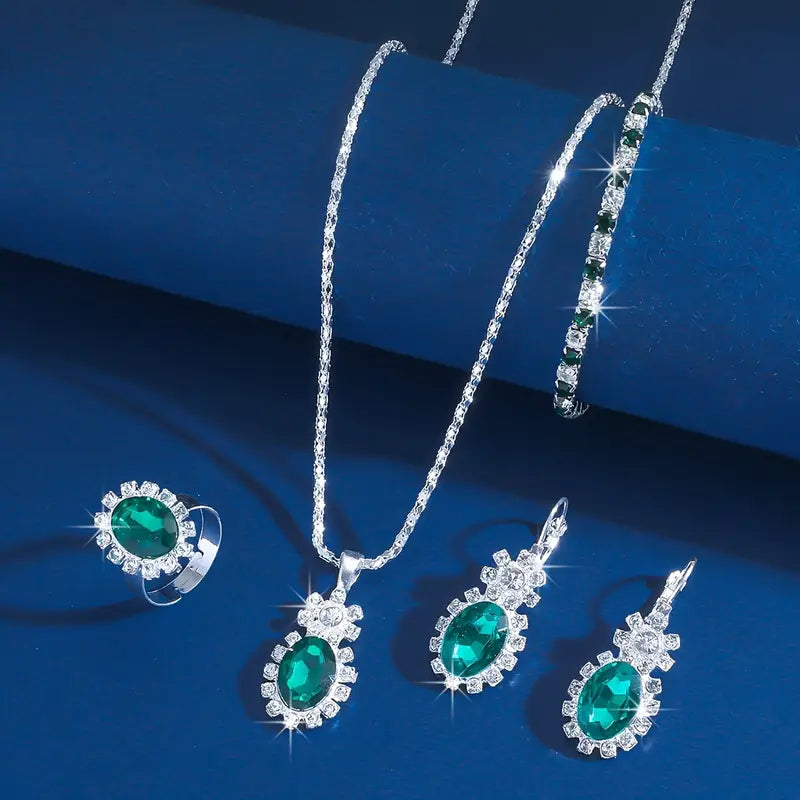 Seloria Grevalyn Set di Gioielli | Bianco Oro