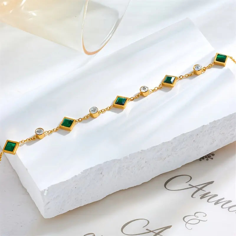 Oro Smeraldo Station Bracciale