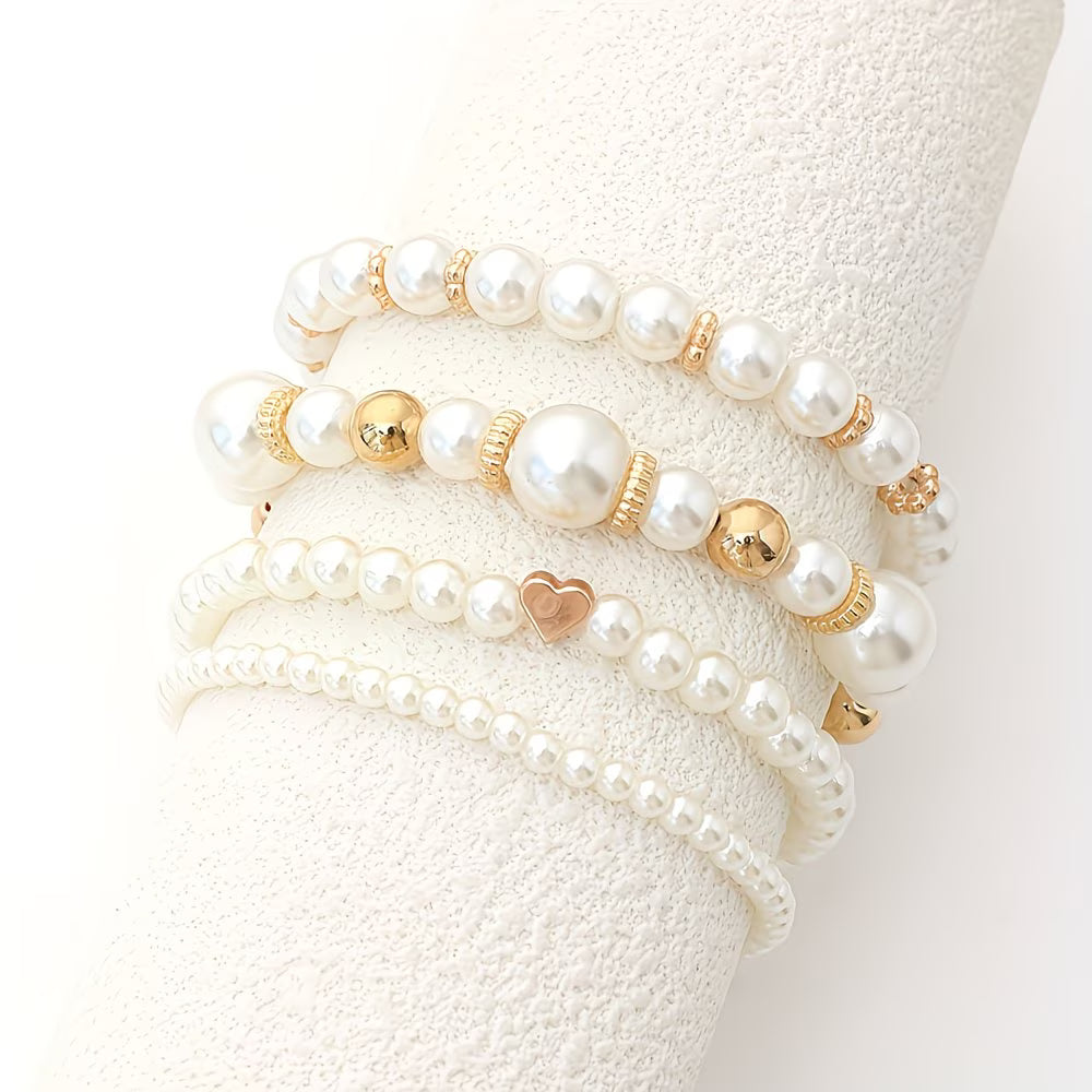 Perla Stacking Set Bracciali of 4