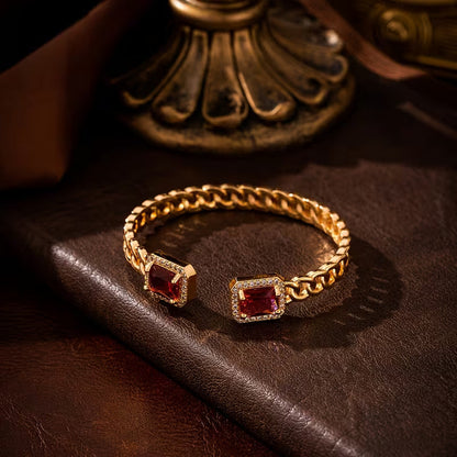 Veloria Rubino Open Bracciale | Oro