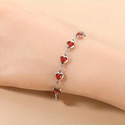 Ophelyra Garnetelle Bracciale | Bianco Oro