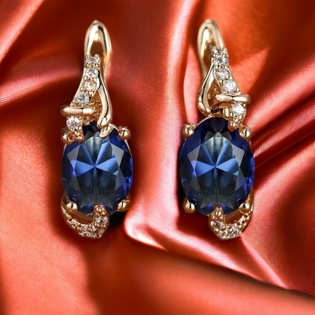 Royal Midnight Orecchini Pendenti | Oro