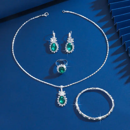 Seloria Grevalyn Set di Gioielli | Bianco Oro