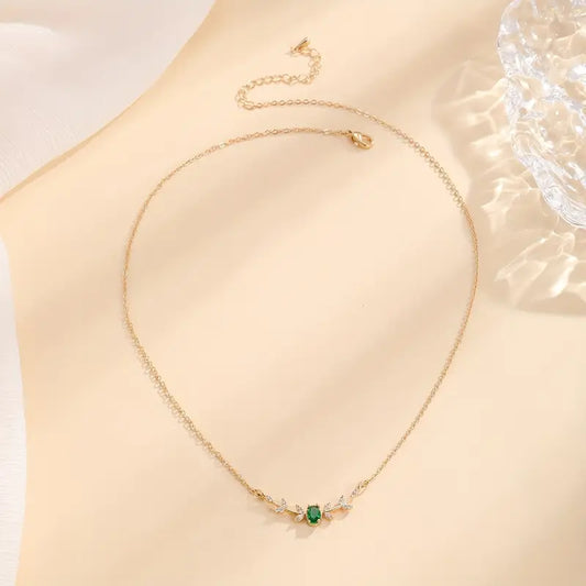 Oro Smeraldo Minimalist Collana