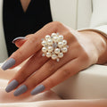 Perla Bloom Adjustable Anello