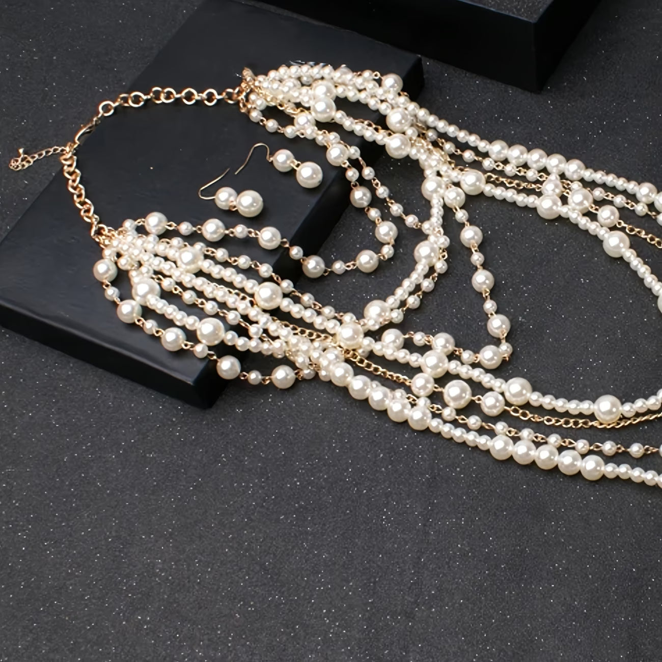 Boho Multi-Layered Perla Statement Set