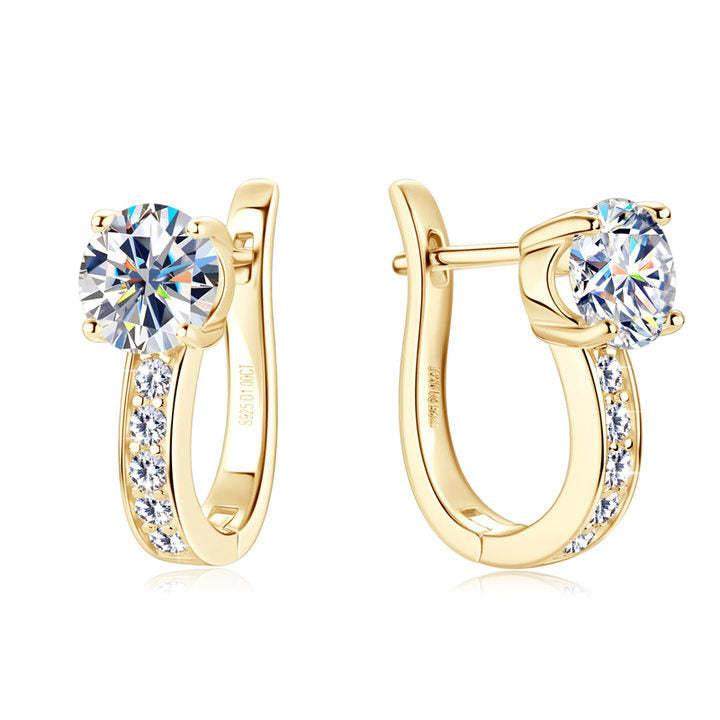 Channel Huggie Orecchini | Oro