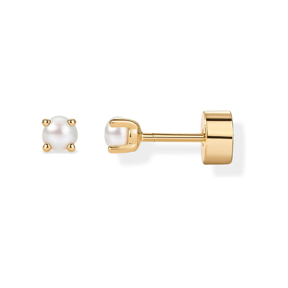 Dainty Perla Studs | Oro