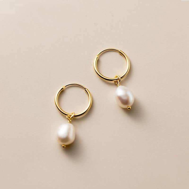 The Classic Perla Orecchini a Cerchio