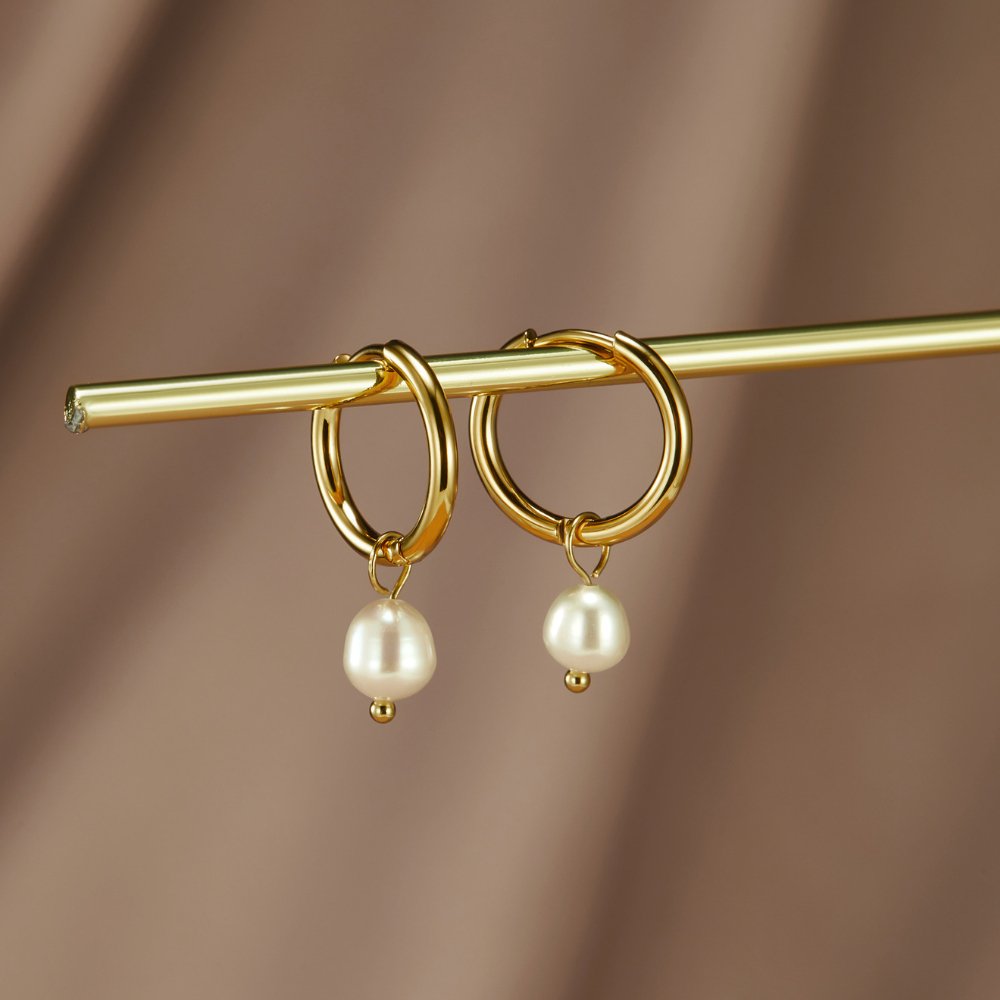 The Classic Perla Orecchini a Cerchio