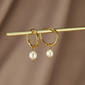 The Classic Perla Orecchini a Cerchio