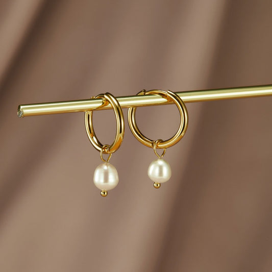 The Classic Perla Orecchini a Cerchio