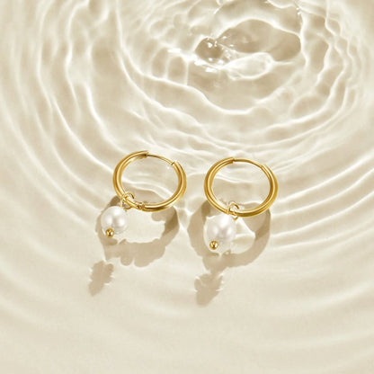 The Classic Perla Orecchini a Cerchio