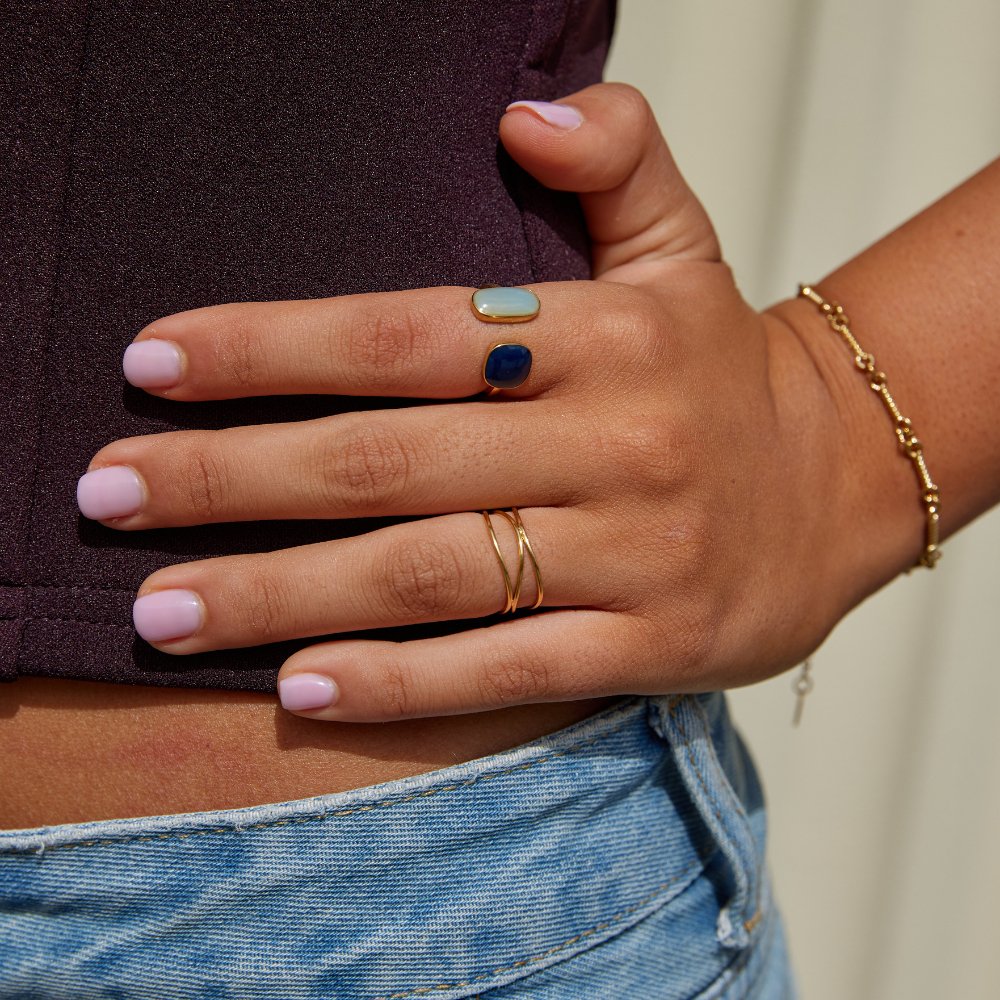 Oro Minimalist Wrap Anello