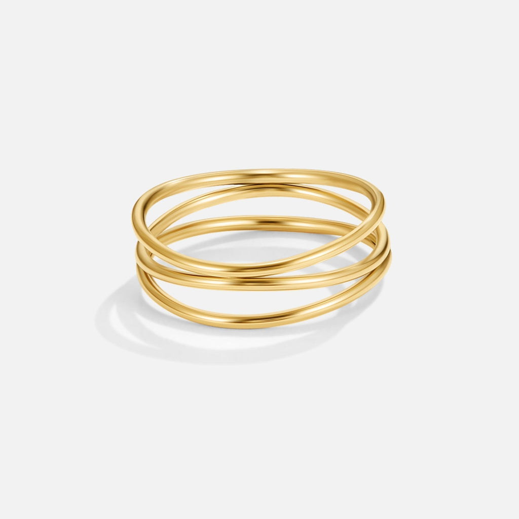 Oro Minimalist Wrap Anello