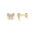Bow Motif Orecchini | Oro